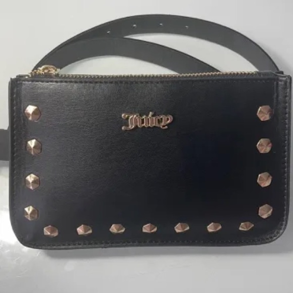 Juicy Couture Belt Back | Black Leather